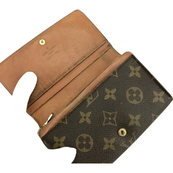 979148BR (L1) Louis Vuitton Wallet Porte Monnaie Billets Tresor Brown Monogram - Picture 5 of 9